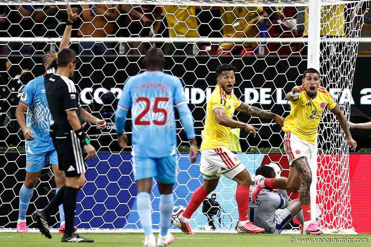 Colombia reach Round of 32 after pipping DR Congo 1-0