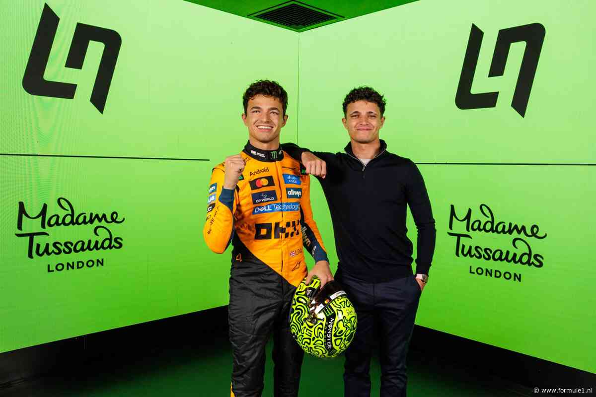 Lando Norris ontmoet Lando Norris: coureur onthult wassenbeeld voor Madame Tussauds