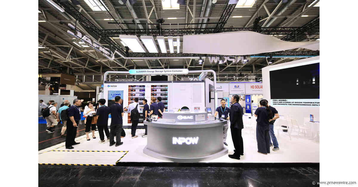 GAC INPOW Debuts at Intersolar Europe 2026 with World's First Mass-Produced 587Ah Semi-Solid-State Energy Storage Cell