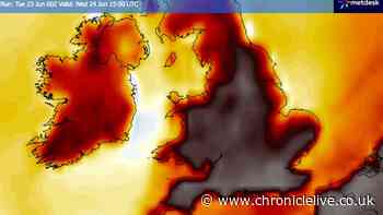 Weather maps show 24 UK counties expected to hit 40C temperatures  - list in full