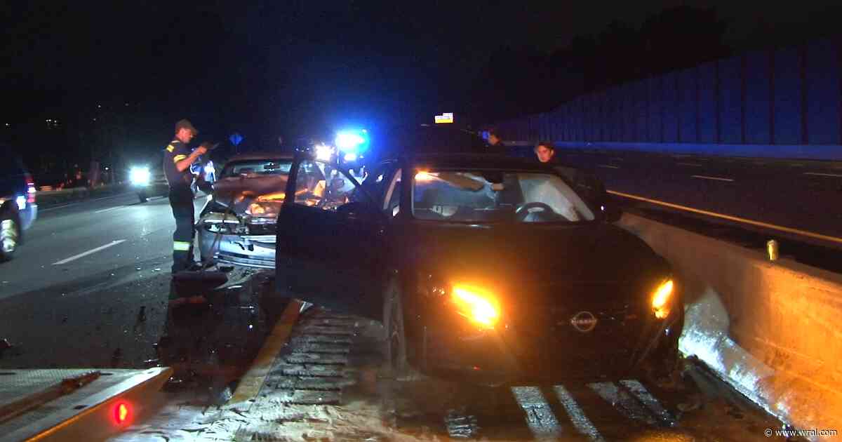 I-440 reopened after several vehicles crash near Wade Avenue exit