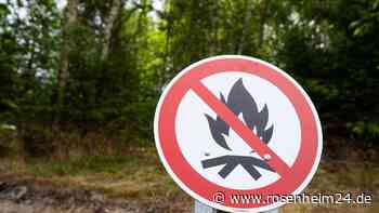 Akute Waldbrandgefahr im Landkreis Rosenheim: Daxenfeuer ab sofort strengstens verboten