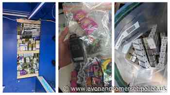 Illegal tobacco, THC vapes and cannabis seized in Bedminster