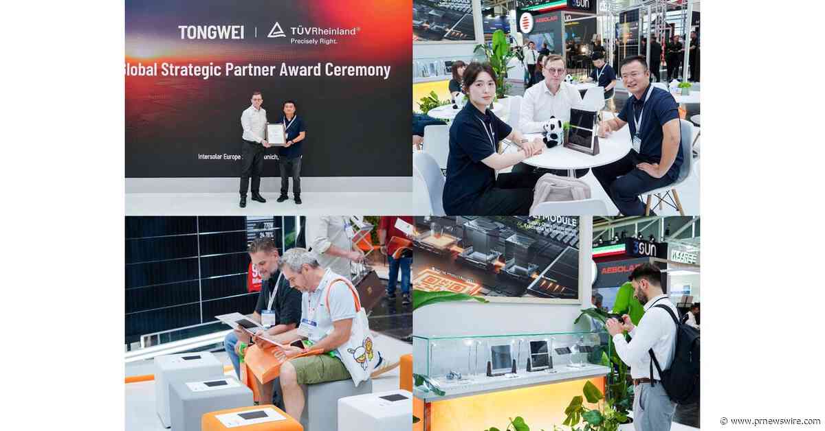 Tongwei Solar Receives TÜV Rheinland Global Strategic Partner Award, Advancing Global PV Value through TNC Cell Technologies