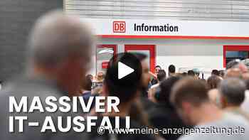 IT-Störung bei DB: Züge stehen bundesweit stundenlang still – Video