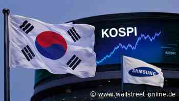 Asien-Rebound: Samsung-Erholung treibt Kospi nach Kurssturz wieder an
