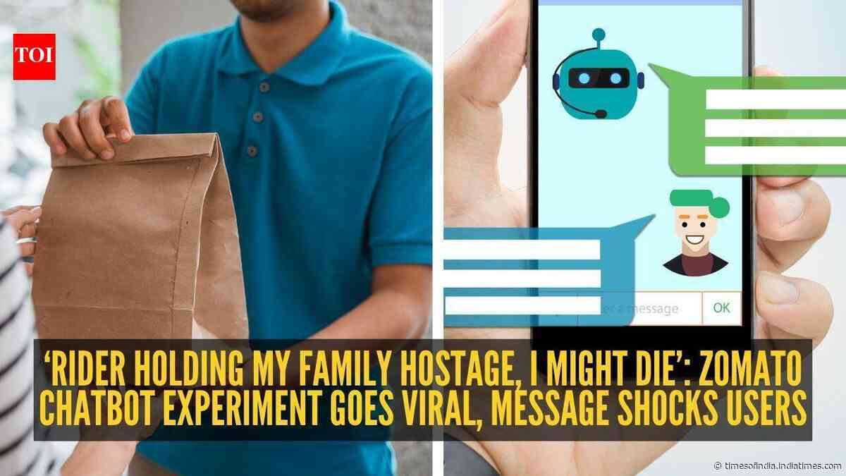 ‘Rider holding my family hostage, I might die’: Zomato chatbot experiment goes viral, message shocks users