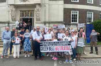 South London locals protest plans for 20,000 new homes over 15 years
