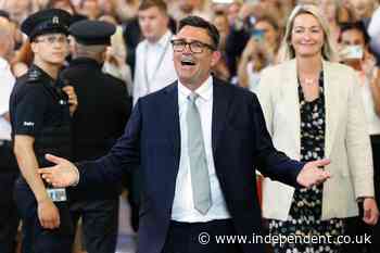 Burnham inches closer to No 10 after Starmer ally withdraws from race – but only 13% of voters want coronation