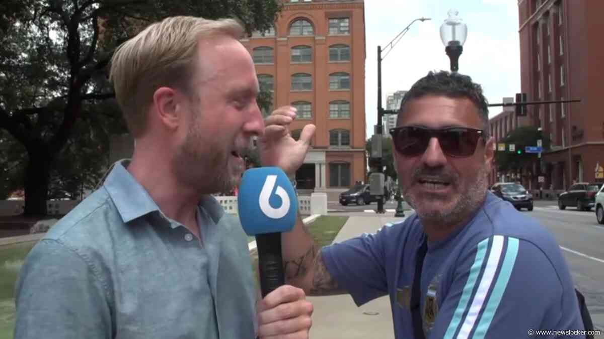 Raymond Mens onderbroken tijdens live-verslag: 'En nou wegwezen!'