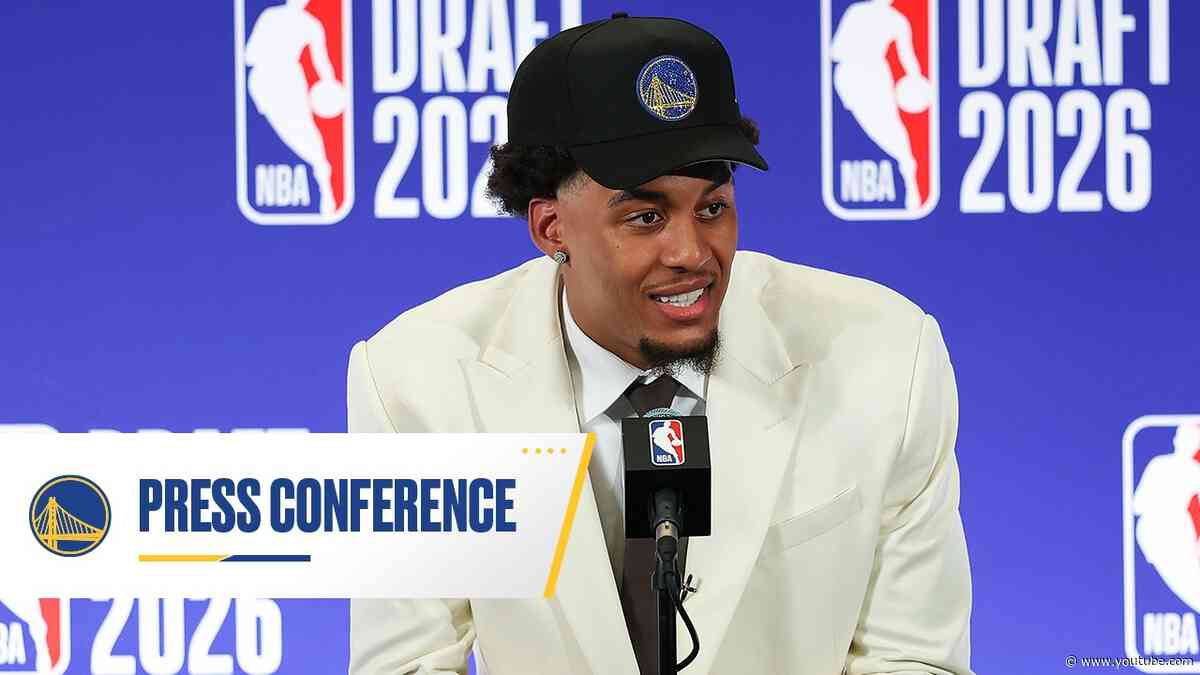 Yaxel Lendeborg Reacts to Being Selected by Golden State Warriors