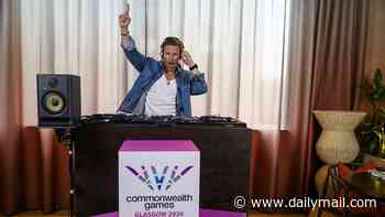 Outlander star Sam Heughan jokes he won't give up the day job as he gets set to DJ at the Commonwealth Games