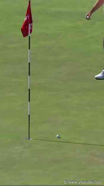 He just keeps doing it! Another par save for Wyndham Clark. It’s a one-shot lead with nine to go.