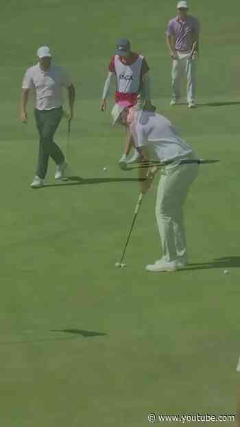 His 14th up and down of the week! Clark saves par on No. 4.