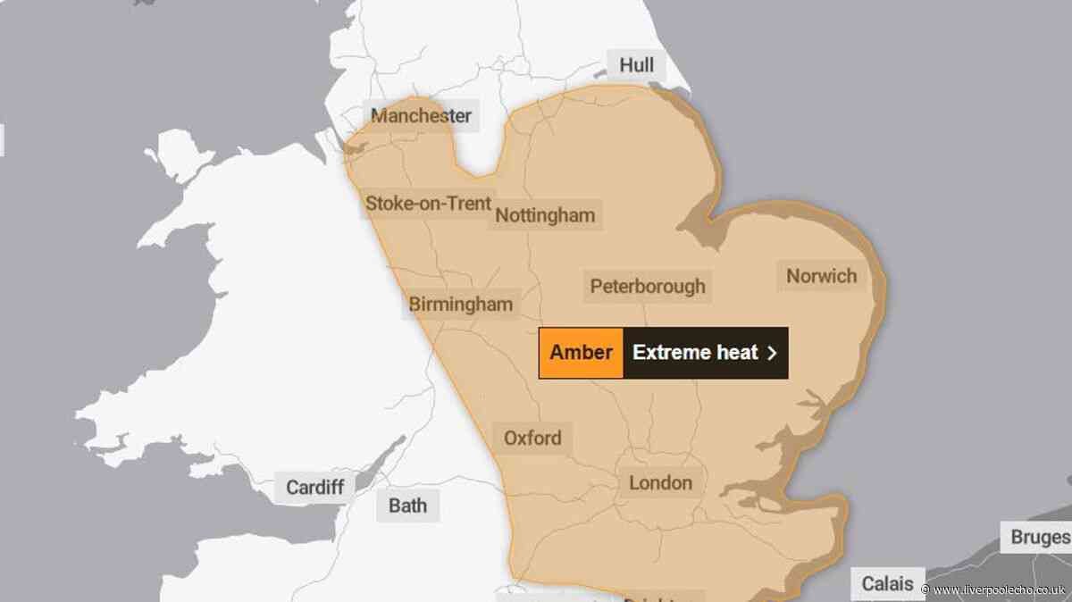 Met Office extends amber weather warning for seven regions in new update