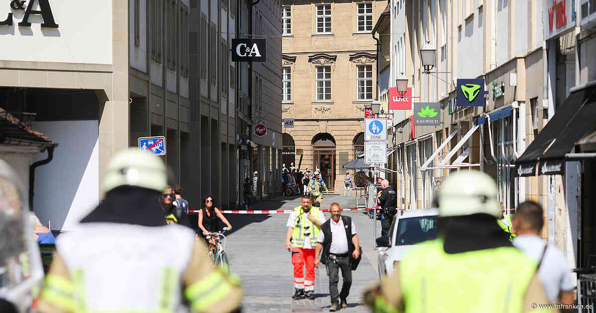 Gasalarm in Bamberg: Feuerwehreinsatz in der Innenstadt