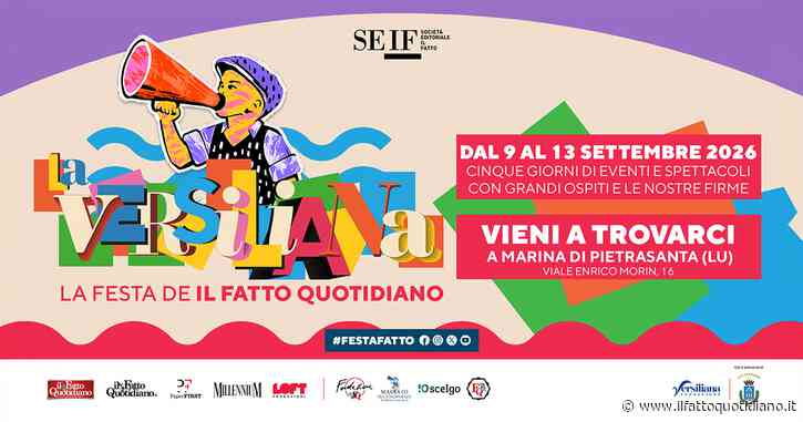 Il grande ritorno: la Festa del Fatto Quotidiano torna in Versiliana dal 9 al 13 settembre 2026