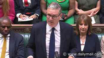 Awkward! Keir Starmer says he is 'very pleased' Andy Burnham is back in the Commons and about to take his job... as allies tout outgoing PM as next UN chief