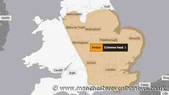 Met Office issues NEW 24-hour extreme heat weather alert for Greater Manchester