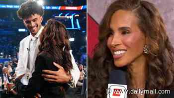 NBA Draft star's stunning mom steals the show as she celebrates son's selection alongside ex-basketball pro husband