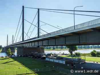 Umleitungen an der Theodor-Heuss-Brücke in Düsseldorf