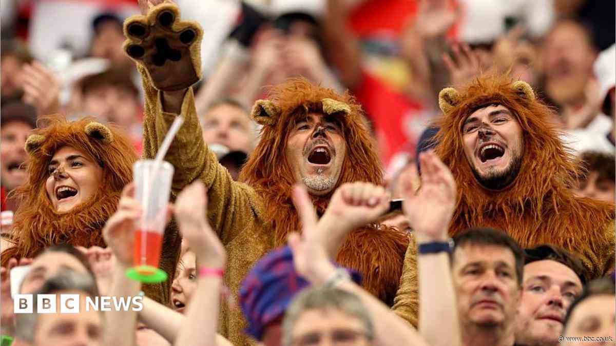 'It blew up!' Three lions fans on World Cup outfits