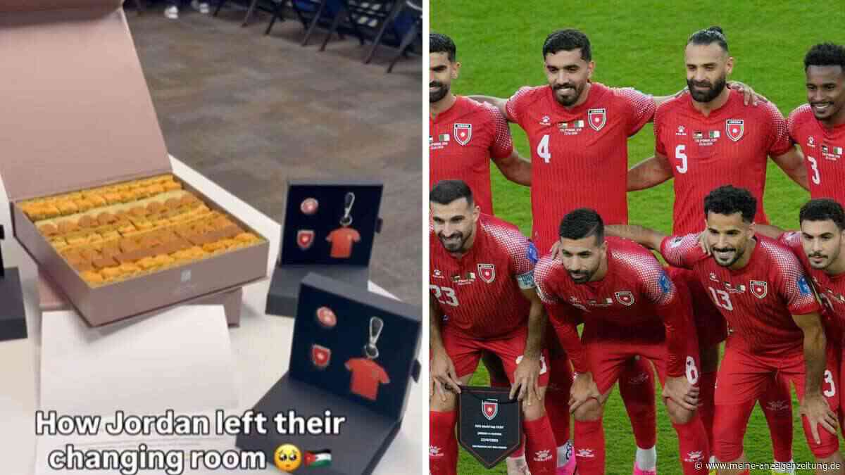 Jordanien hinterlässt der FIFA süße Überraschung