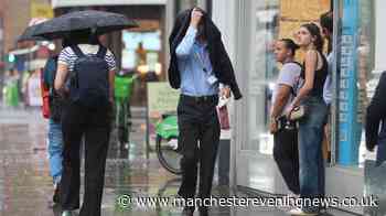 Met Office names six areas under new yellow thunderstorm warning as heatwave hits
