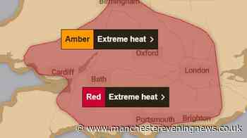 Red warning for extreme heat extended as temperatures could soar to 40C from today