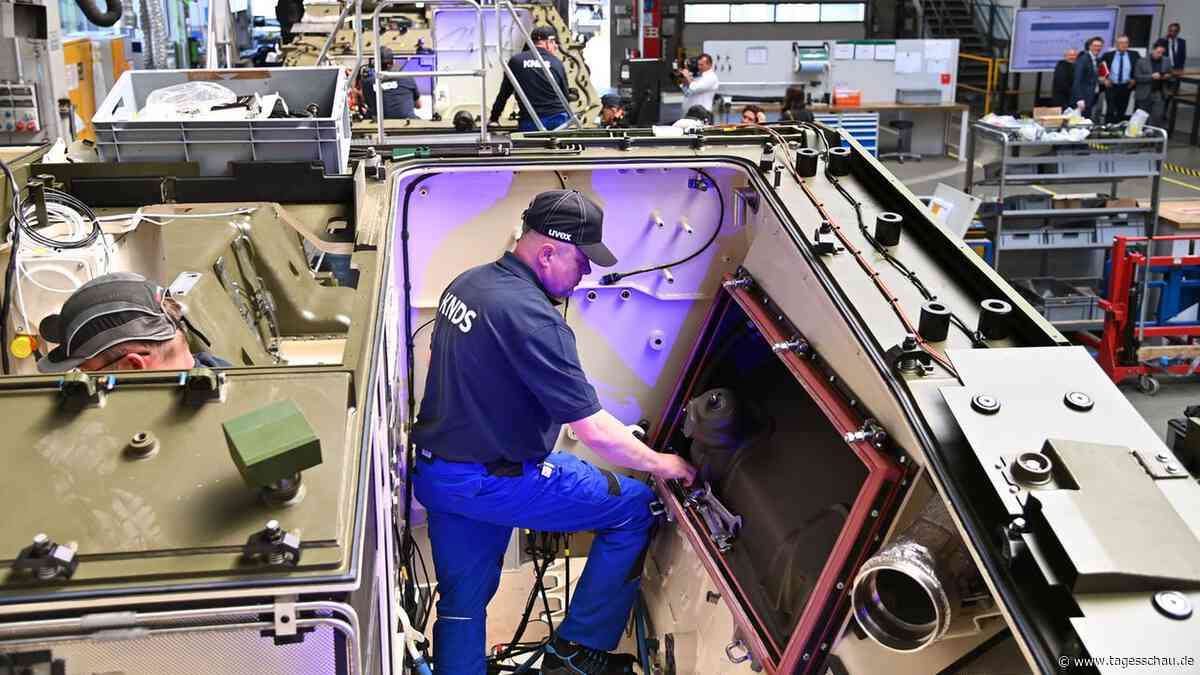 Panzerhersteller KNDS will  aufs Parkett