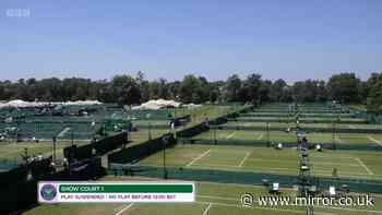 Wimbledon qualifiers suspended as 'unusual situation' forces players off court