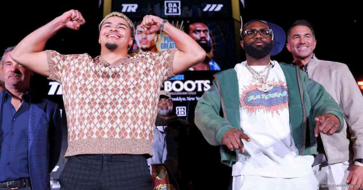 Oscar De La Hoya picks a winner in Jaron Ennis vs Xander Zayas