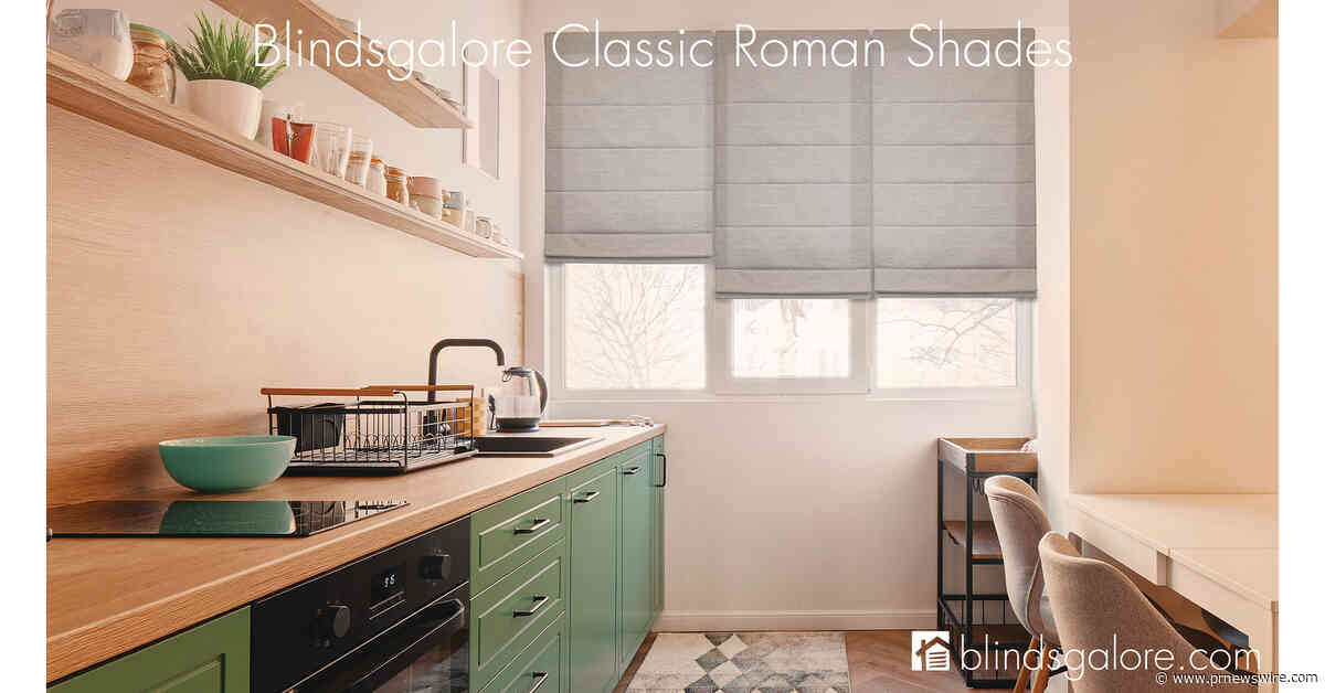 Blindsgalore Launches Classic and Luxera Roman Shade Collections, Combining Rich Texture with Smart Motorized Control