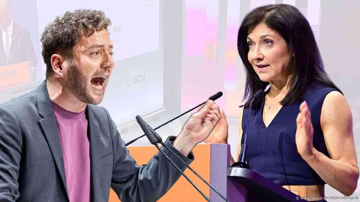 „Abrissbirne“ Katherina Reiche: Grünen-Chef Banaszak schießt gegen CDU – wegen kurioser Gästeliste