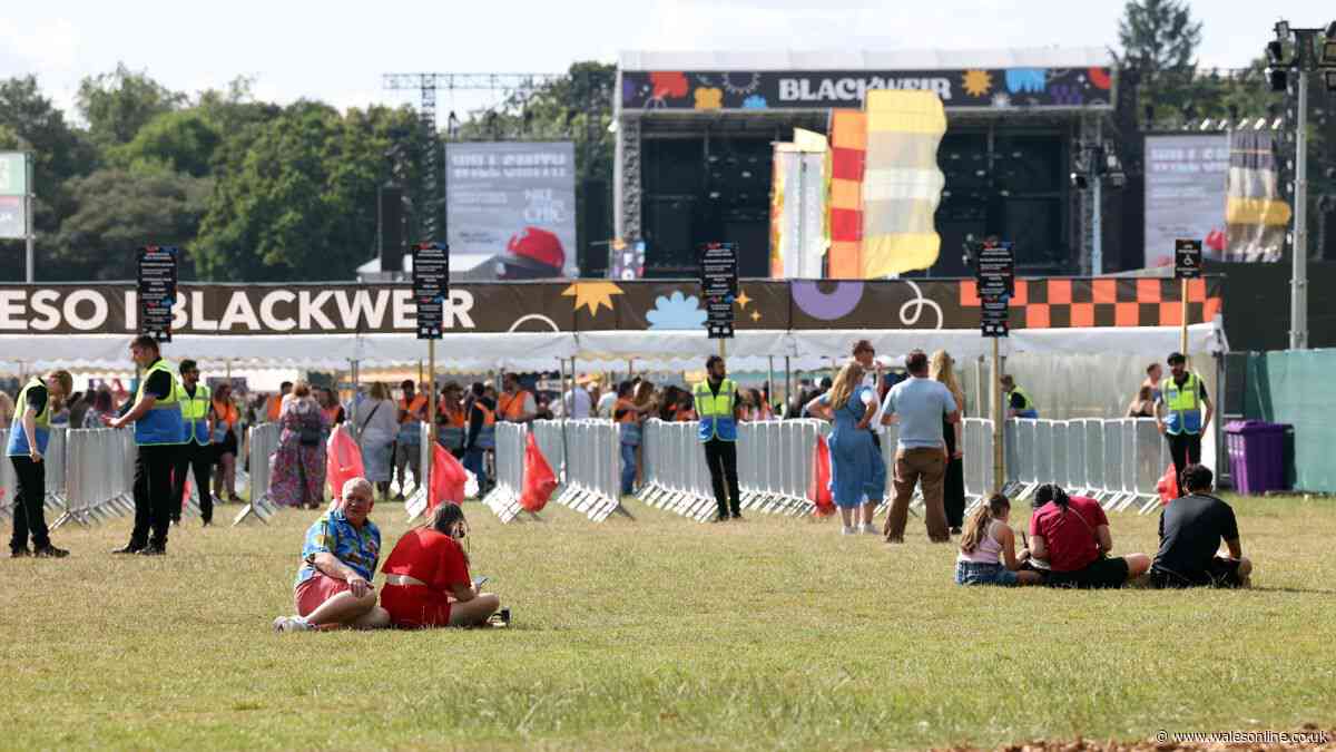 The Cure fans can take two extra items into Blackweir Live during heatwave