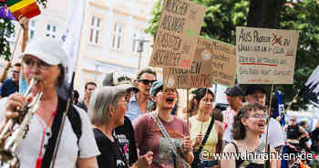 In Bamberg protestieren Demonstranten gegen AfD-Veranstaltung mit Katrin Ebner-Steiner