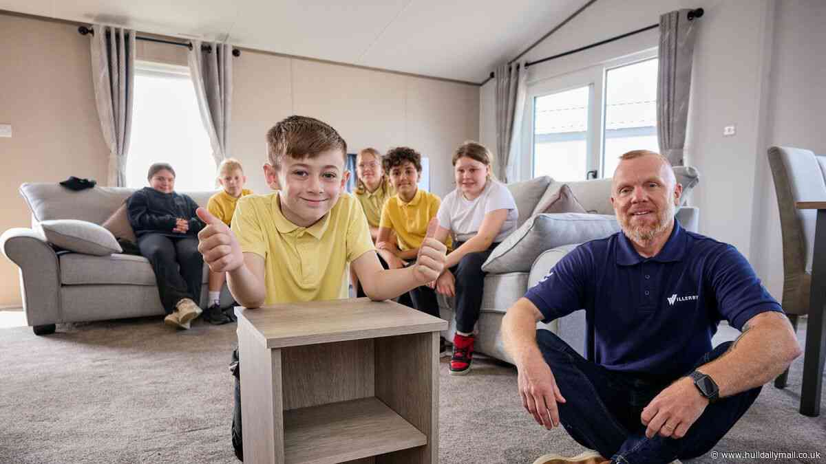 ‘Many of the children have never seen inside a holiday home before so they were just in awe’