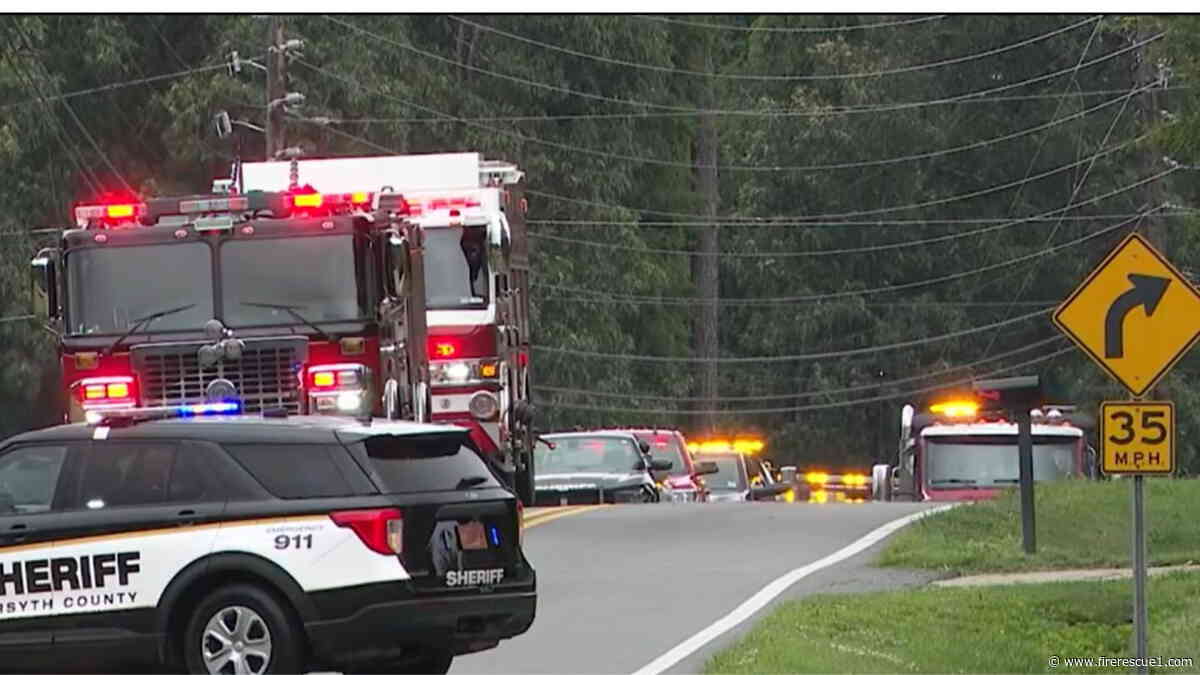 2 N.C. firefighters injured after fire truck overturns