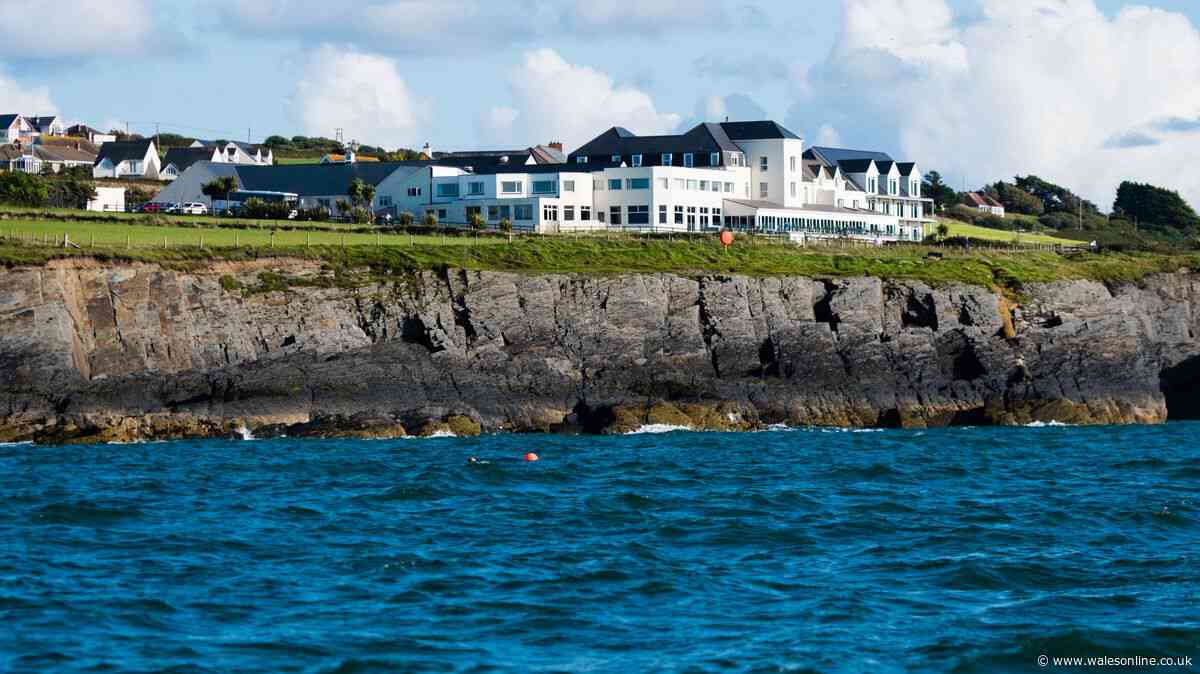 Cliffside hotel with private hot tubs has the best sea views in Wales