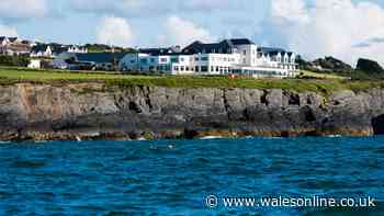 Cliffside hotel with private hot tubs has the best sea views in Wales