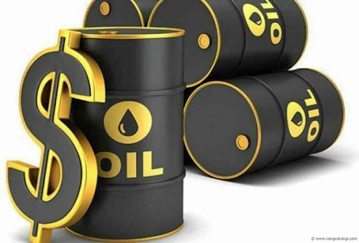 Brent crude falls below $75 for first time since Middle East war