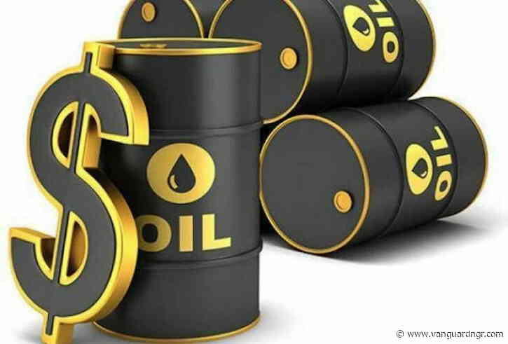 Brent crude falls below $75 for first time since Middle East war