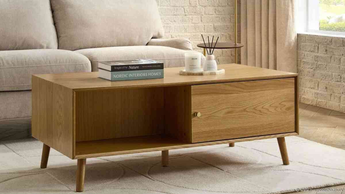 Dusk shoppers save £72 on 'gorgeous' coastal-style coffee table with storage