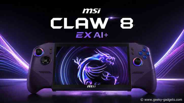 How Intel’s Arc G3 Extreme Transforms the MSI Claw 8 EX AI+ Handheld