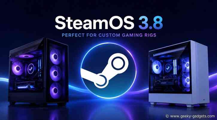 DIY Steam Machines : Valve Drops SteamOS 3.8 with Expanded AMD Hardware Support