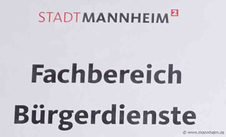 Bürgerservices Waldhof und Sandhofen geschlossen