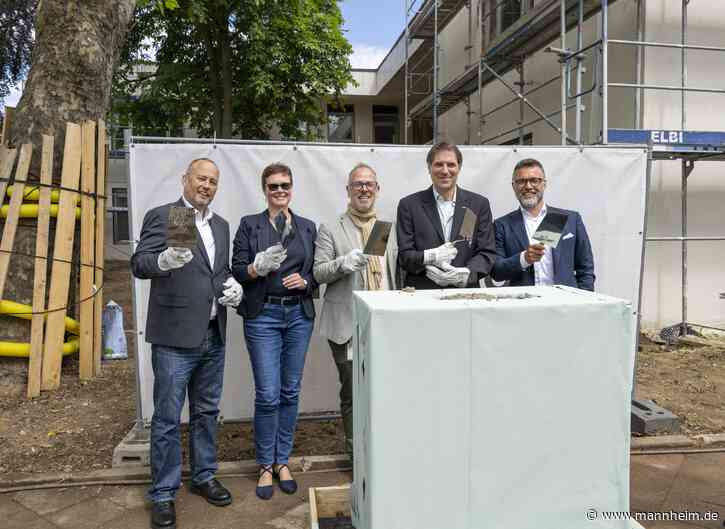 Grundsteinlegung für neue Kita auf der Rheinau