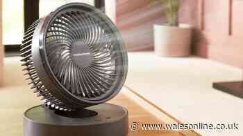 'Quiet but efficient portable fan' slashed to £30 is 'perfect for the heat'