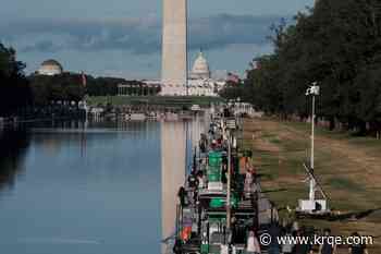 Interior Department adds fencing around Reflecting Pool amid reports of vandalism