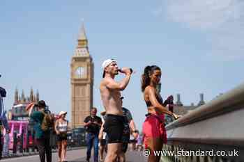 London heatwave LIVE: Temperature hits 35.1C as capital rare red 'risk to life' warning extended and UK records hottest ever June day